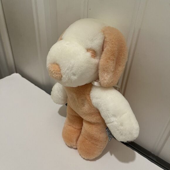 Snoopy 1968 Vintage Peach Tan Pink Plush 8" Stuffed Animal Dog Toy Peanuts - Picture 4 of 10